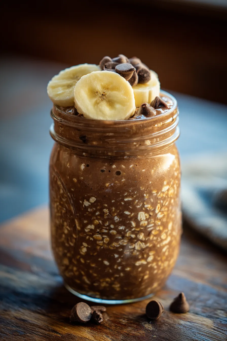 Chocolate Banana Overnight Oats – Easy, Healthy & Irresistibly Delicious